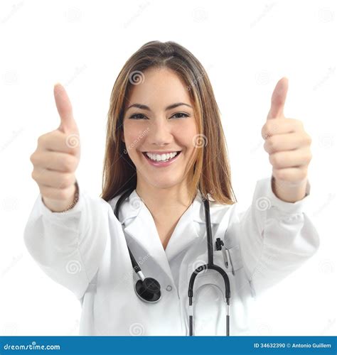 Beautiful Female Brunette Doctor Royalty Free Stock Photography CartoonDealer 43117115