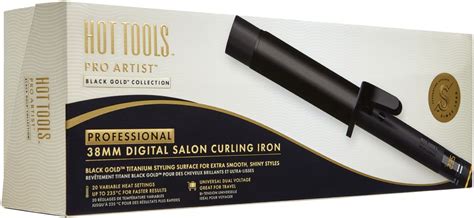 Hot Tools Pro Artist Black Gold Digital Salon Curling Iron BellAffair