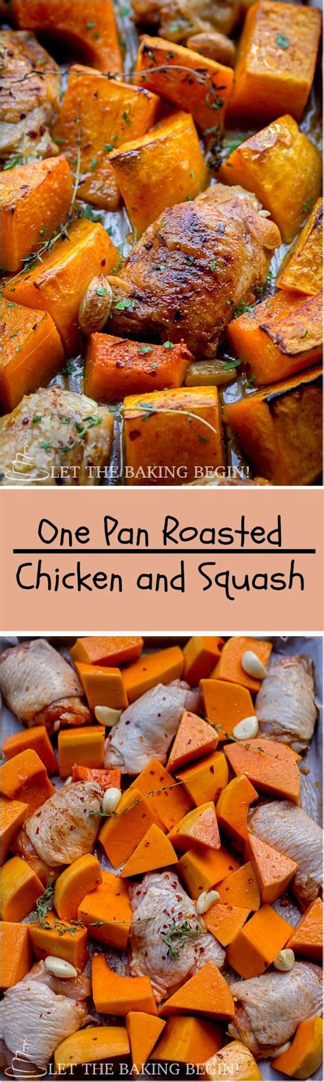 One Pan Chicken And Butternut Squash Super Easy Super Simple And Super Delicious My New