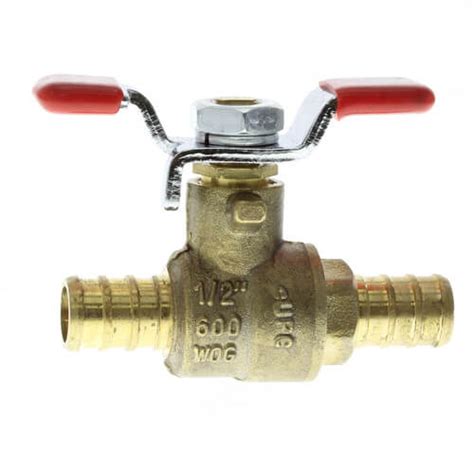 H080500thlf Rifeng H080500thlf 1 2 Pex X 1 2 Pex Ball Valve T Handle Lead Free