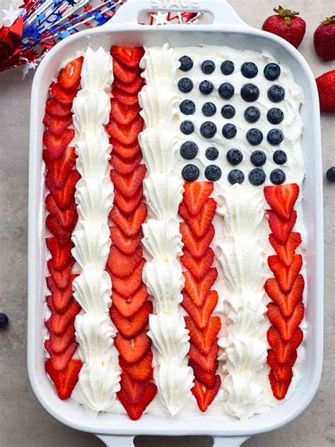 Easy Flag Cake Recipe Infoodita