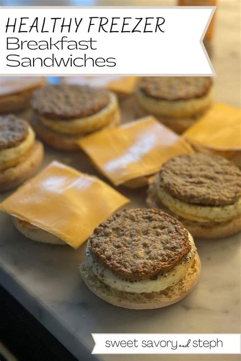 Healthy Freezer Breakfast Sandwiches Sweet Savory And Steph