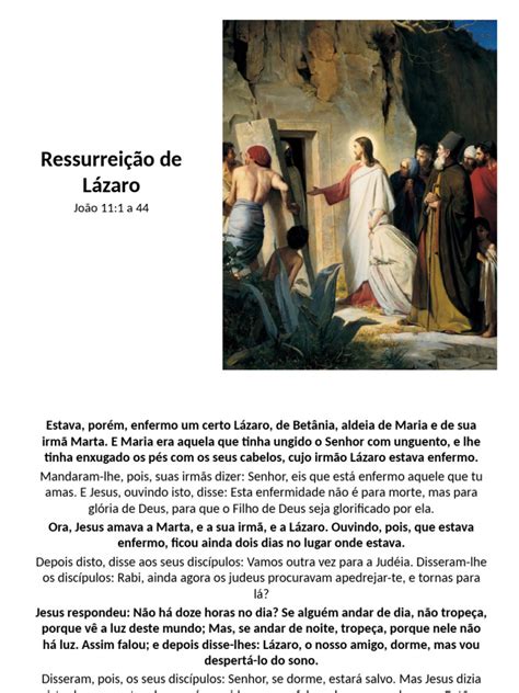 3 Lições Sobre A Ressurreição De Lázaro
