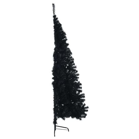 Demi Sapin De No L Artificiel Avec Support Noir Cm Pvc Ebay