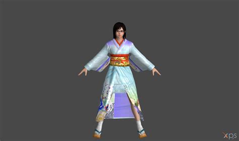 Doa5 Kokoro Costume Kimono Blue By Daisyshiranui On Deviantart