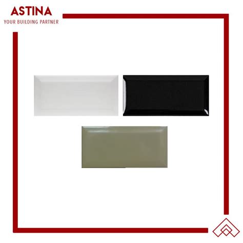 Jual Subway Tile Mulia Signature Metro White Black Sage Dan Grey