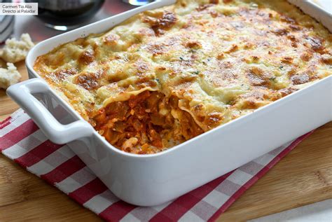 Lasa A De Berenjena Tomate Y Cuatro Quesos Receta De Cocina F Cil Y