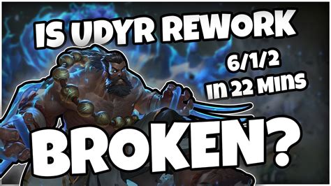 Playing Rework Udyr For A Week Youtube