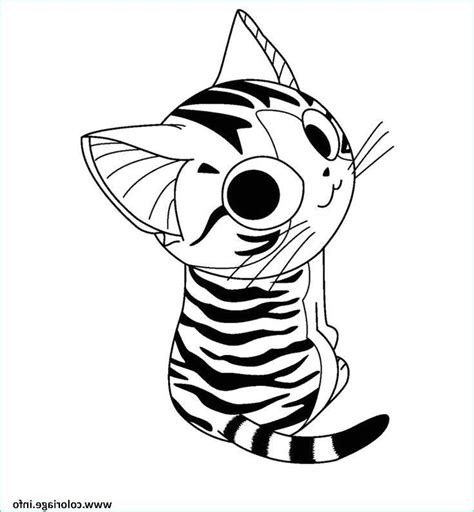 14 Inspirant De Coloriage De Chat Kawaii Photos Coloriage