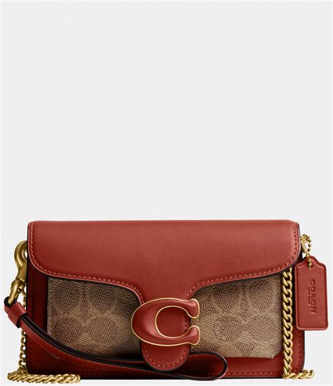 Coach Tabby Wristlet Signature Coated Canvas Convertible Wristlet