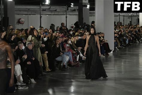 Bella Hadid Flashes Her Nude Tits During Paris Fashion Week 44 Photos PinayFlixx Mega Leaks