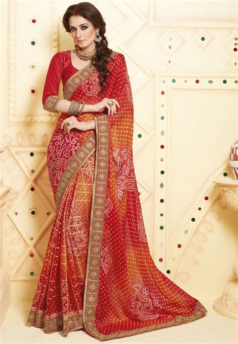 Bandhej Sarees: Trust These Ethnic Drapes For Wedding Functions