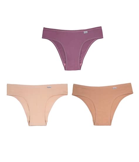 Kit Calcinhas DelRio Areia New Nude Mousse Lingerie Br