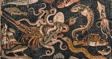 Mosaico De Los Peces De Pompeya ArteViajero