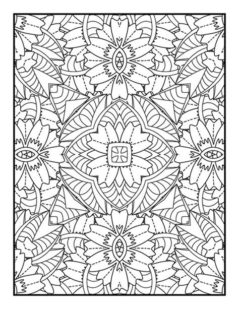 Blumen Malbuch F R Erwachsene Blumen Mandala Malseite Mit