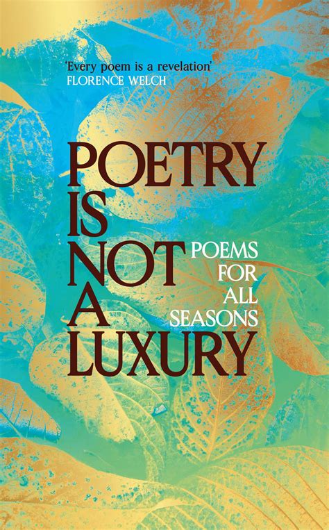 Poetry Is Not a Luxury eBook by Anonymous | Official Publisher Page