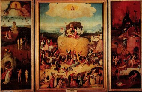 Reproducciones De Bellas Artes Haywain De Hieronymus Bosch 1450 1516