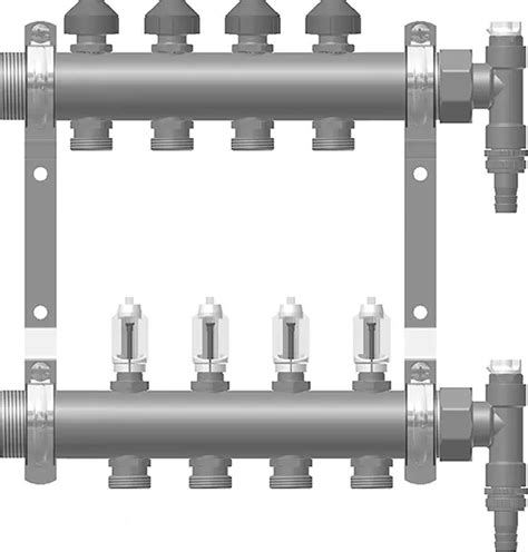 Verteiler Hkv Top Fussbodenheizung Heizung Gewerbe