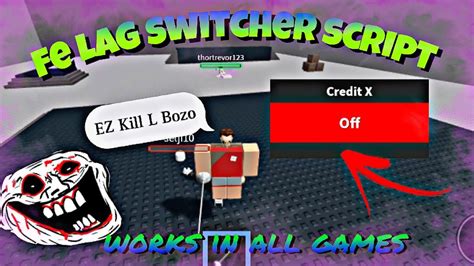 Roblox Lag Switch Script Fe So Op Works In All Games Hydrogen