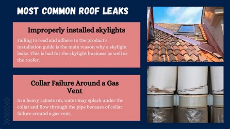 Ppt Common Causes Of Roof Leaks How To Fix Them Powerpoint