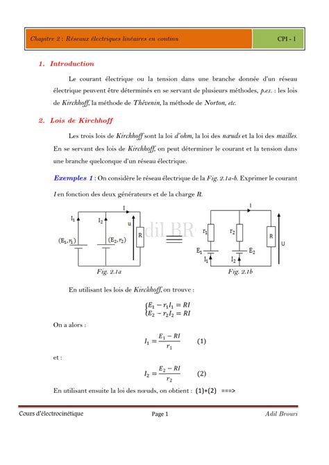 Solution Chap R Seaux Lin Aires En Continu En Sinusoidal Studypool