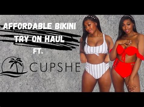 Cupshe Swimsuit Review Try On Haul 2020 Affordable Bikini Try On