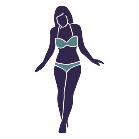 Vector Transparente Png Y Svg De Chica Bikini Caminando Frente