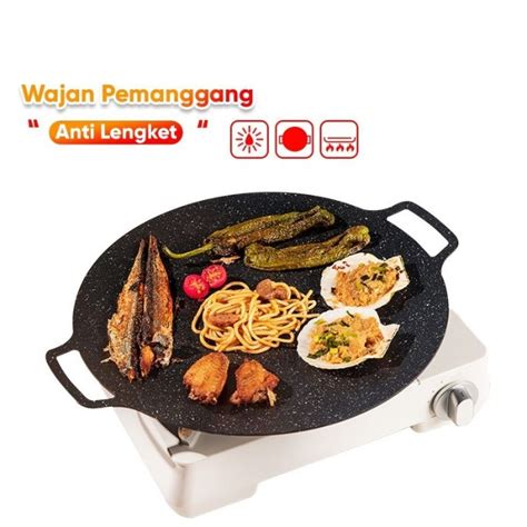 Jual Wajan Konduksi Datar Anti Lengket Kuali Wajan Konduksi Grill