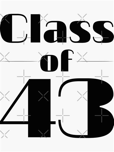 Class Of 2043 Senior Graduation School Teather Sticker For Sale By Caloromero Redbubble