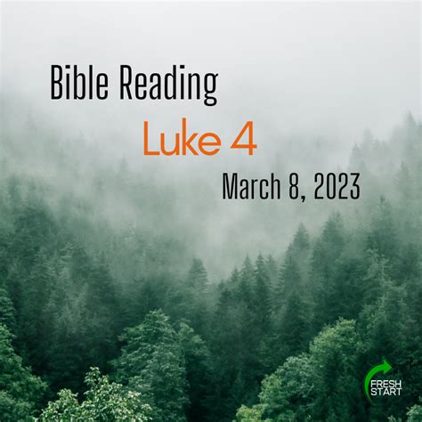 March 08 2023 Bible Reading FRESH START FELLOWSHIP