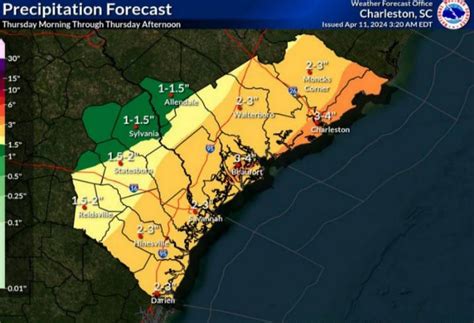 Strong Winds Heavy Rain In Beaufort County Heres When Stormy