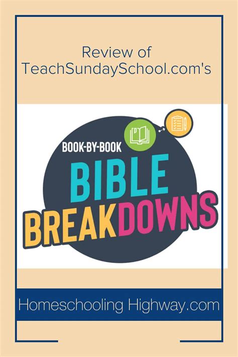 Bible Breakdowns A Biblical Product Review Homeschooling Highway