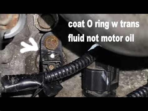 How To Replace Input Or Mainshaft Speed Sensor In Transmission P0716