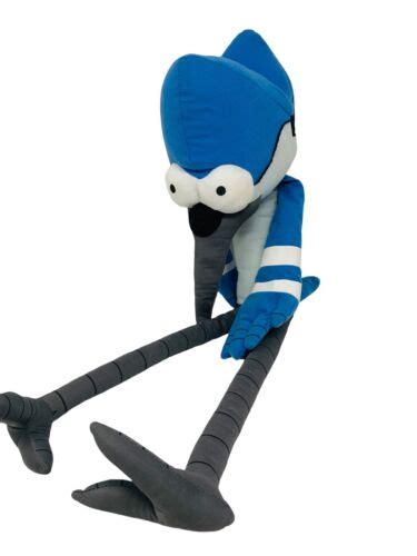 Cartoon Network Regular Show Mordecai Plush Long Leg 28 Blue Floppy