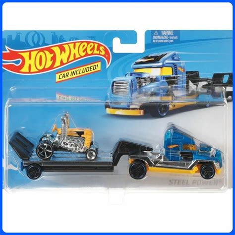 Грузовик перевозчик Hot Wheels супер грузовик со спортивными автомобилями BDW51 купить на OZON