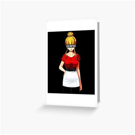 Mako Senpai Hentai Anime Mitsuki Kawaii Waifu Art Greeting Card For Sale By UshaChristophe3