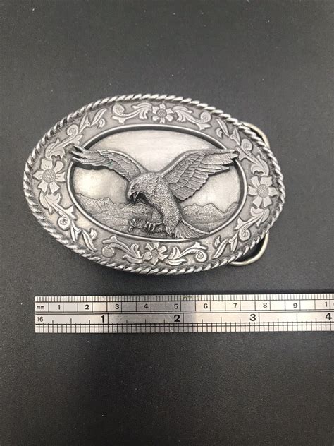 Siskiyou Belt Buckle Soaring Eagle Pewter Usa Sw Gem