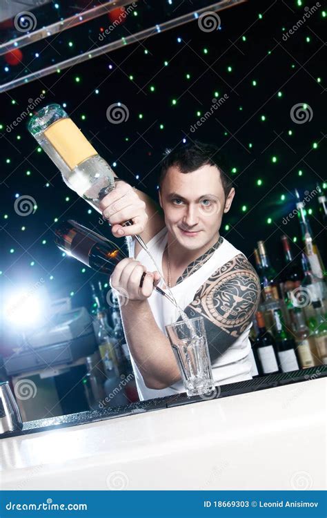 Bartender Stock Image Image Of Portrait Person Adult 18669303