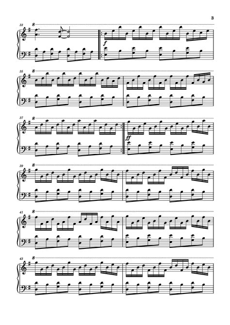 Comptine D'un Autre été Piano 3