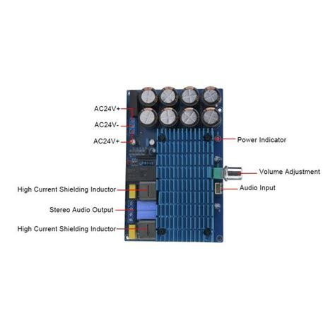 Zjchao Carte Amplificateur Num Rique St R O Haute Puissance Tda Th