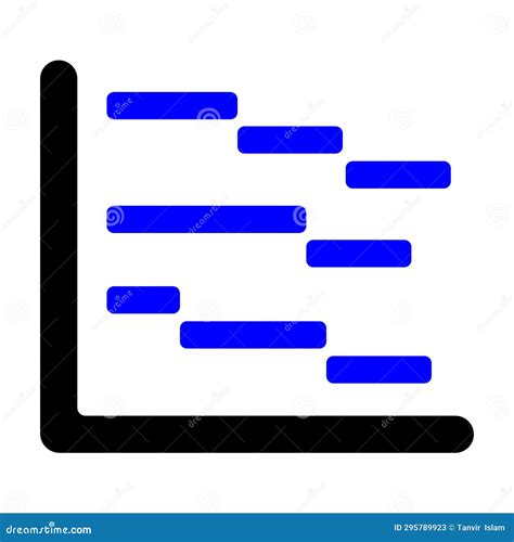 Gantt Chart Icon Stock Illustration Illustration Of Business 295789923