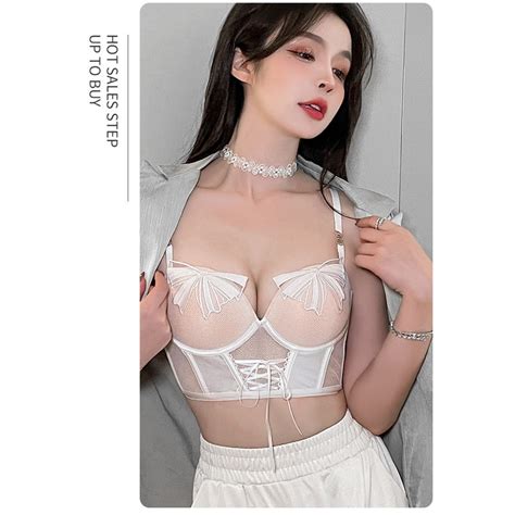 Sexy Girls Push Up Bra No Wired Deep V Underwear Lingerie Female Shopee Malaysia