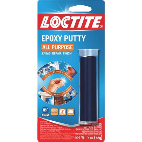 Loctite 2 Oz All Purpose Epoxy Putty For Metal Concrete Plastic
