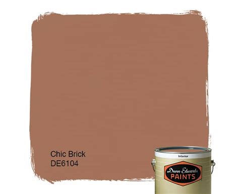 Chic Brick Paint Color De6104 Dunn Edwards Paints