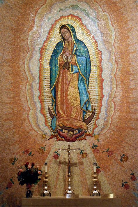 Our lady of Guadalupe Basilica DC | Church art, Mexican culture art ...