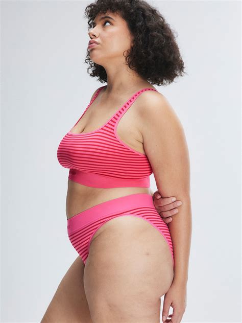 Seamless High Waist Bikini Panty In Multi Pink Savage X Fenty