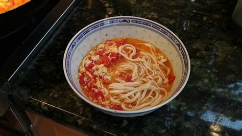 Tomato Egg Noodle Soup Youtube