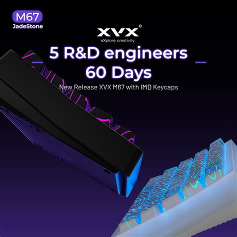 Xvx M67 Jadestone Mechanical Keyboard With Imd Tech Keycaps Xvx