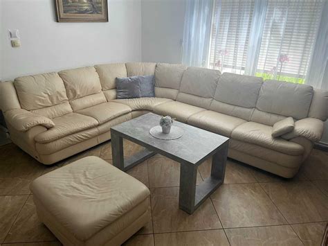 Naro Nik Natuzzi Sk Ra Naturalna Du Y Pufa Jawor Olx Pl