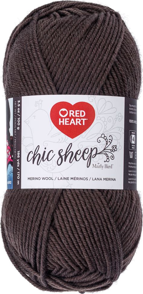 Red Heart Chic Sheep Yarn Leather